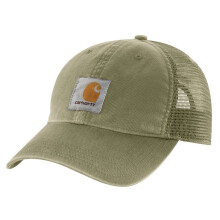 Casquette Carhartt Homme en Toile avec Dos en Maille-Olive Brûlé-OFA