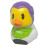 Just Play Duckalooz Gummiducka - Buzz - Badleksak 1