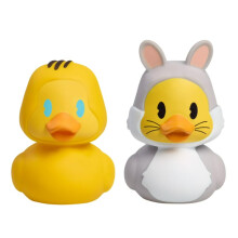 Just Play Duckaloos Paperelle di Gomma 2 Pack - Bugs & Tweety - Giocattoli da Bagno