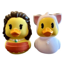 Just Play Anatre di Gomma Duckalooz 2 Pack [Moana & Pua]