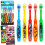 Monster Jam Set de Cepillos de Dientes Monster Jam - Pack con 5 Cepillos y Stickers 1