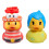 Duckalooz 2-pack Gumm 鸭 - Glädje & Ångest - Gummibadleksaker 1