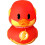 Just Play 3" Anatra di Gomma da Bagno, Flash Supereroe 1