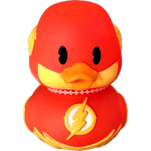 Just Play 3" Anatra di Gomma da Bagno, Flash Supereroe