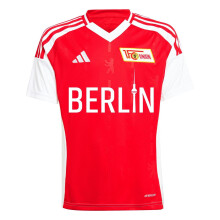 (15-16 Years, Vivid Red) Adidas Boys 2025/2026 FC Union Berlin Home Shirt