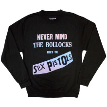 (L, Black) Sex Pistols Unisex Adult Never Mind The Bollocks Gradient Sweatshirt