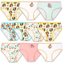 Disney Exklusiv Moana 100% Kammad Bomull Underkläder I Storlekar 2/3t, 4t, 4, 6 & 8