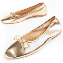 (Golden, 39) LÃssige Ballerinas Für Damen. Montevita Marlina 102751