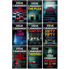 Eddie Flynn Series 9 Books Collection Set By Steve Cavanagh Witness 8 Accomplice