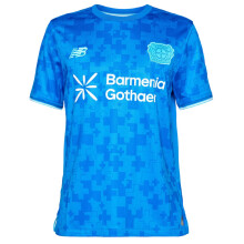 (L, Blue) New Balance Mens Bayer Leverkusen 25/26 Football Shirt