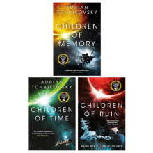 Children of Time Series 3 Books Collection Set Adrian Tchaikovsky Memory, Ruins