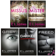 E L James Fifty Shades of Grey & Mister Series Collection 5 Books Set, PB NEW