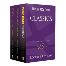 Rich Dad Classics Boxed Set by Robert T. Kiyosaki 3 Books Rich Dad Poor Dad