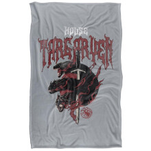 (58in x 36in, Multicoloured) Game of Thrones House Targaryen Dragon Blanket