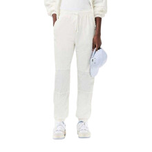 (10 UK R, White) Lacoste Womens/Ladies Fleece Solid Joggers