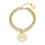 Barbie Bracciale a Cuore Barbie - Oro 1