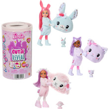 Muñecas pequeñas Barbie Cutie Reveal Cuddly Series Chelsea y accesorios con 6 sorpresas