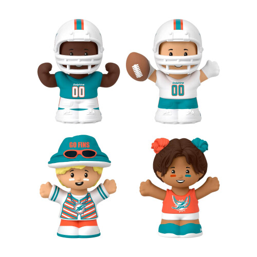 Fisher-Price Miami Dolphins 4-delad NFL Little People Samlarset