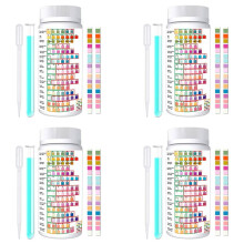 Kits de Test de L'Eau 16 en 1 pour L'Eau Potable - Kit de Test de L'Eau à Domicile, Kits de Mesure de la Qualité de L'Eau (200 de Test)