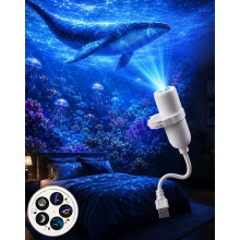 ENCOMAG Hd Smart Holographic Night Light Projector Galaxy Projector 5 in 1