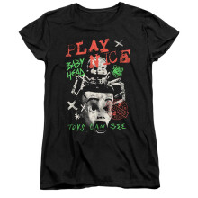 (S, Black) Toy Story Womens/Ladies Toys Can See Toy Story Fitted T-Shirt