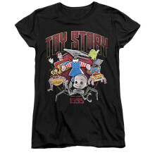 (XL, Black) Toy Story Womens/Ladies Sid's Toys Rock Fitted T-Shirt