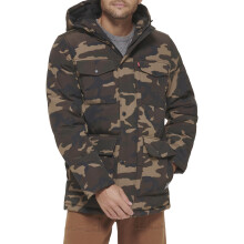 Parka de Rendimiento Acolchada Levi's para Hombre, Camuflaje, Grande US