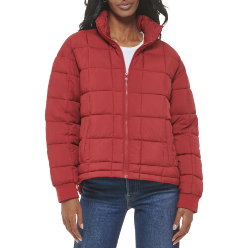 Levi's Levi's Dam Box Quilted Pufferjacka, Rabarber, Large