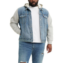 Chaqueta Trucker con Capucha Hybrid de Levi's para Hombre, Candy Man, X-Large