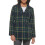 Levi's Levi's Women's Wool Blend Double Breasted Blazer, Black Watch Plaid, Small 1