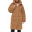 Levi's Levi's Dames Lange Patchwork Gequilted Teddy Jas, Kastanjebruin, X-Large 1