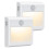 Motion Sensor Night Light, [2 Pack] Stick-On Battery Powered Night Lights, Motion Sensor Lights Indoor (AUTO/ON/OFF), Cupboard Light for Hal 1