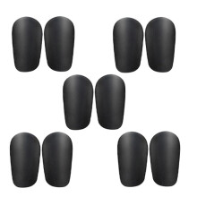 5Pcs Black Shin Guards Shin Pads, Wear-Resistant Shock-Absorbing Football Shin Pads, Football Training Shin Pads