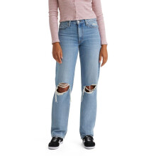Levi's 94 Baggy para Mujer (También Disponible en Tallas Grandes), Pantalones Cortos, Azul, 34 Regular
