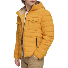 Levi's Herren 2-Taschen Stretch Steppjacke, Desert Sun, Large