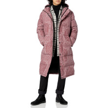 Levi's Herren Arctic Cloth Extra Lange Parka, Roter Bandana Druck, Groß