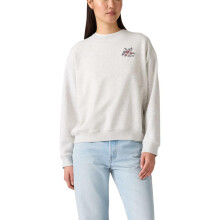Levi's Dames Graphic Everyday Crew (Ook Beschikbaar in Plus), (Nieuw) Vicki Floral Borduur Orbit, X-Large