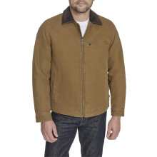 Levi's Heren Katoenen Depotjack met Corduroy Kraag, Worker Brown, Klein
