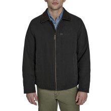 Chaqueta de algodón para hombre Levi's con cuello de pana, negra, mediana