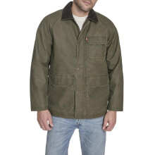 Chaqueta de Algodón para Hombre Levi's con Cuello de Pana, Look Oliva, Grande