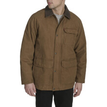 Levi's Herrars Bomberjacka i Bomull med Kordkrage, Brun Canvas, XX-Large