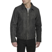 Chaqueta de Hombre Levi's de Jean Western con Cuello de Sherpa, Denim Negro, X-Large