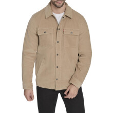 Levi's Men's Corduroy Shirt Jacket, True Tan Filled, Small