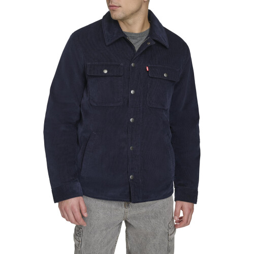 Levi's Levi's Herren Cord-Jacke, Dunkelblau, X-Large