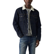 Levi's Men's Sherpa Trucker Jacket (Also Available in Big & Tall), (New) Rinse It Out, X-Large