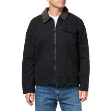 Chaqueta de Campo de Algodón para Hombre Levi's con Cuello de Pana, Forrada en Negro, Pequeña