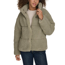 Abrigo de Mujer Levi's de Largo Largo de Patchwork, Seafoam Shortie, Grande
