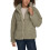 Levi's Levi's Cappotto Teddy Patchwork Lungo da Donna, Seafoam Shortie, Grande 1