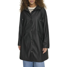 Levi's Damen Regenjacke mit Raglanärmeln, Schwarz, X-Large