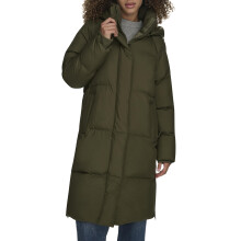 Levi's Damen Cloud Puff Kapuzen-Mittellange Pufferjacke, Olive, XX-Large